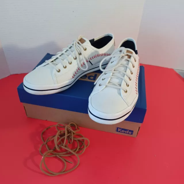 KEDS KICKSTART PENNANT Shoes Women s Size 11 Baseball Stitch MLB