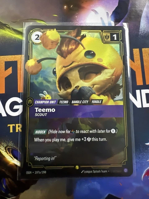 RIFTBOUND: LEAGUE OF Legends TCG Teemo - Scout (Alternate Art) 197a/298 ...