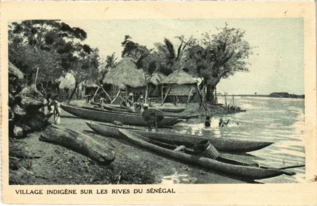 CPA AK SENEGAL Village Indigene sur les Rives du Senegal (1061151)
