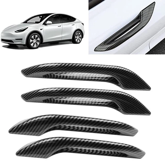 Poignées De Porte Extérieures Pour Tesla Model Y/Model 3/Highland 2025 – 4 Pièces, Noir Brillant – Protection Anti-rayures - 11