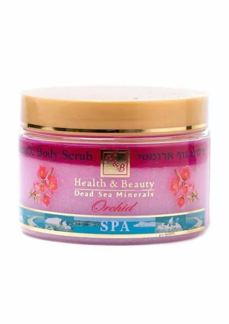 Health and Beauty Dead sea Minerals Body Scrub- Orchid