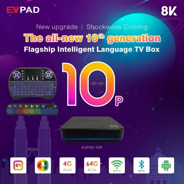 EV PAD 10P, a new generation of Android smart voice set-top box