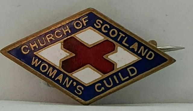 Churche of scotland Women's Guild Enamel Badge