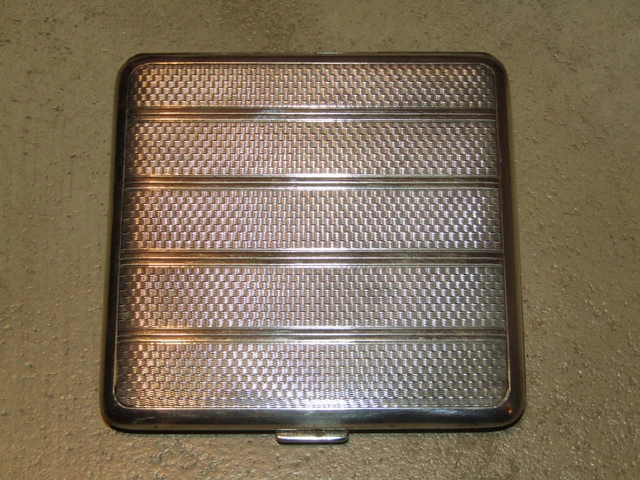 ANCIEN ETUI À Cigarettes en Argent Massif Poinçon Minerve 121 Grammes EUR 44,50 - PicClick FR