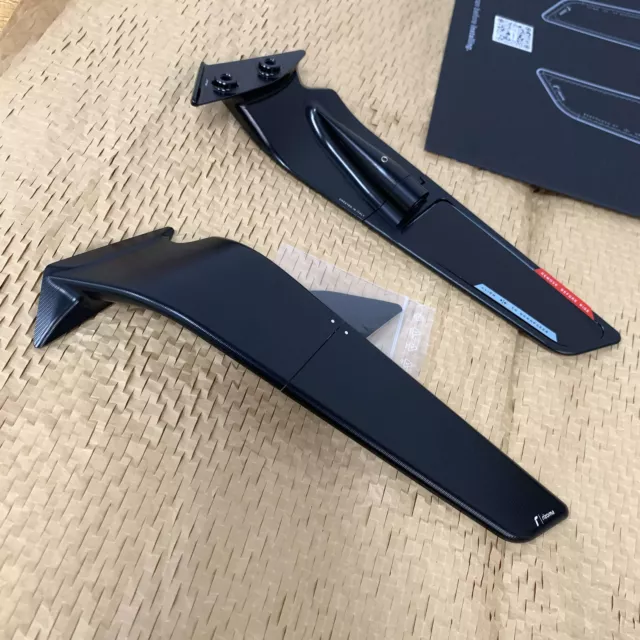 Stealth Mirrors for Ducati Panigale V2 V4 Rear View Winglet Sport Mount Style BK