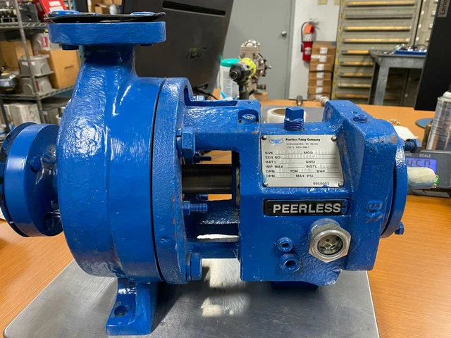 👀 REBUILT PEERLESS 1" x 1.5-3" PROCESS PUMP 3450 RPM 50 GPM 100 TDH 3196STP