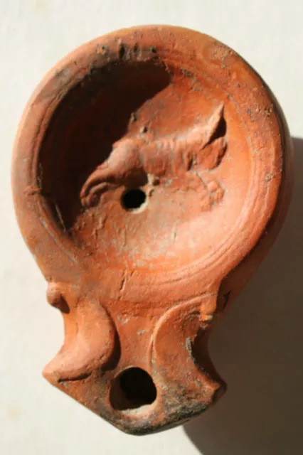 ANCIENT ROMAN OIL LAMP 1st CENTURY AD