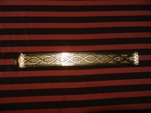 Bracelet vintage plaqué or - Montres & Bijoux