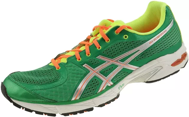 Asics Gel - DS Sky Speed 3 Green / Silver / Orange Running Shoes Trainers UK 10