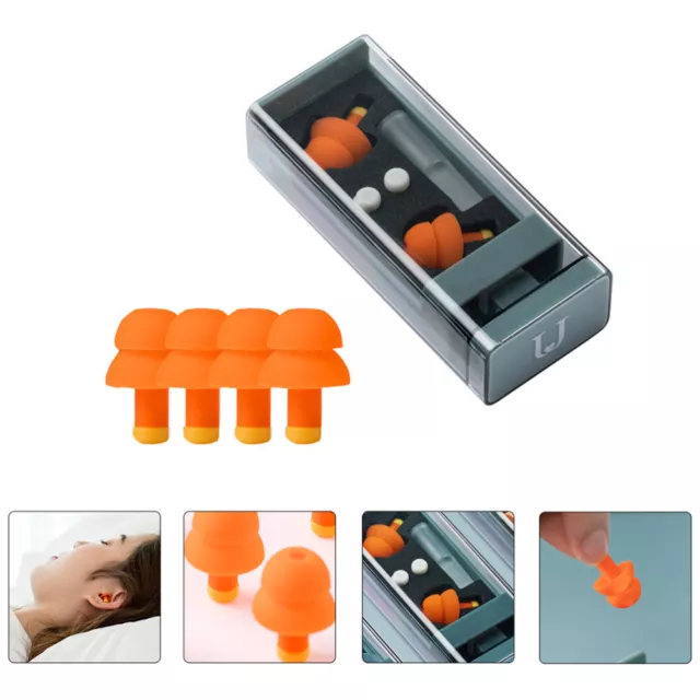 Work-concentrate Helper Sleep Ear Buds Noise Blocking Plugs Student Aid to