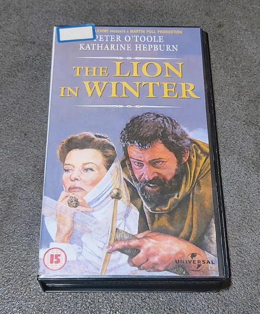 The lion in winter - Katherine Hepburn - Peter O'Toole (PAL VHS Video)