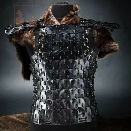 Cuir Armure Lamellar Viking Médiéval Ottoman Cosplay Déguisement Sca Popssf