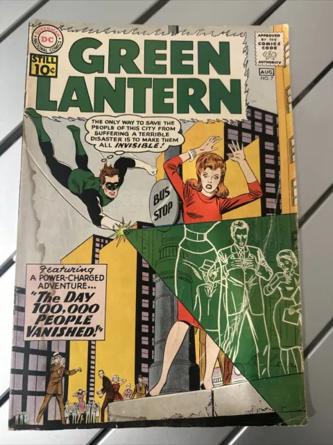 Green Lantern #7 - 1st Appearance of Sinestro (DC, 1961) Silver Age Comics