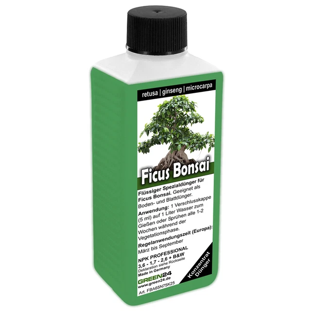 FICUS BONSAI LIQUID Fertilizer NPK for Ficus ginseng, retusa