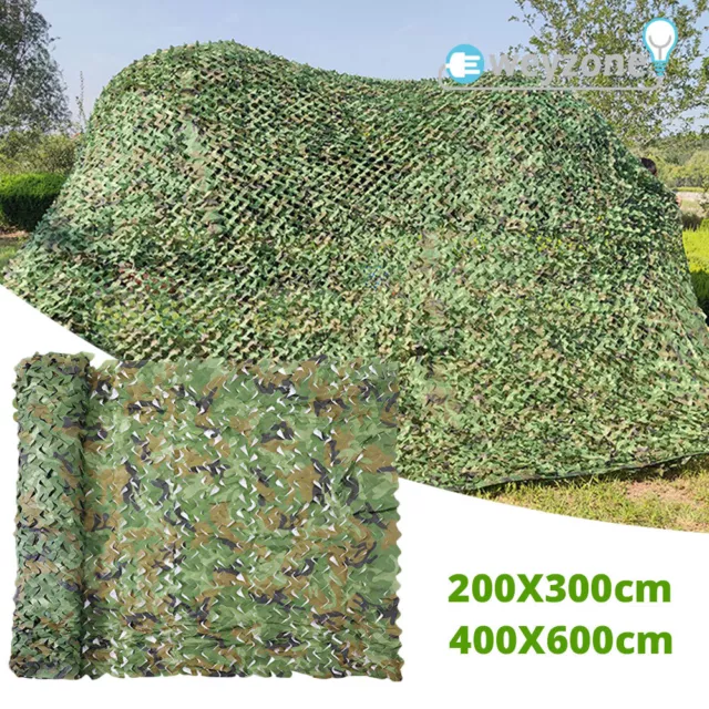 4mx6m Camo Net Hunting Shooting Camouflage Hide Army Camping Woodland Netting