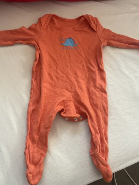 Dinosaurier ""Sleepysaurus"" Baby Schlafanzug/Body - 0-3 Monate Größe
