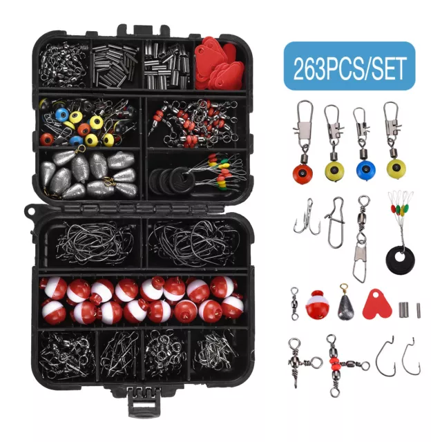 201PCS FISHING ACCESSORIES Kit Fishing Tackle Box with Tackle Included  Fishin $29.10 - PicClick