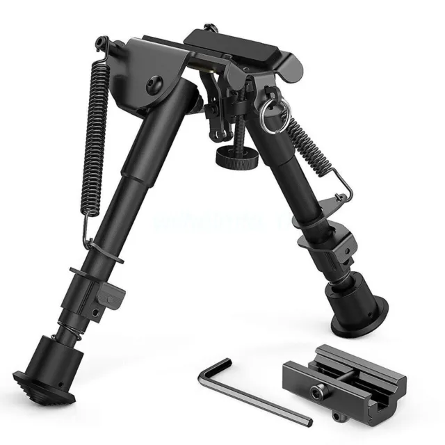 NEW 6"-9" Height Sniper Rifle Swivel Sling Bipod Adjustable Hunting Mount Stand