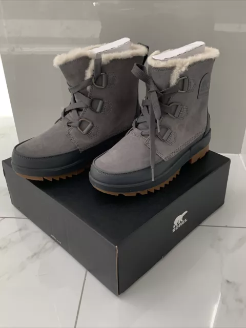 Calzat women's fur deals trim traction boots