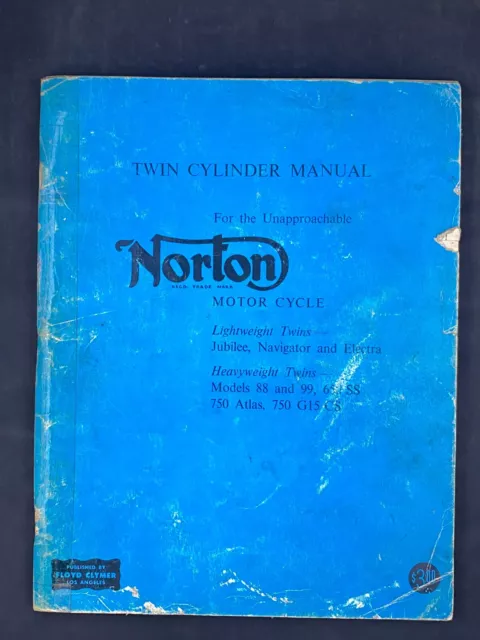 Clymer Norton Twin Cylinder Manual Lightweight, Heavyweight Jubilee Navigator