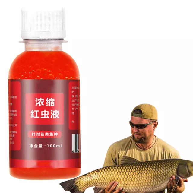 STRONG FISH ATTRACTANT Concentrated Red Worm Liquid Additive Fish
