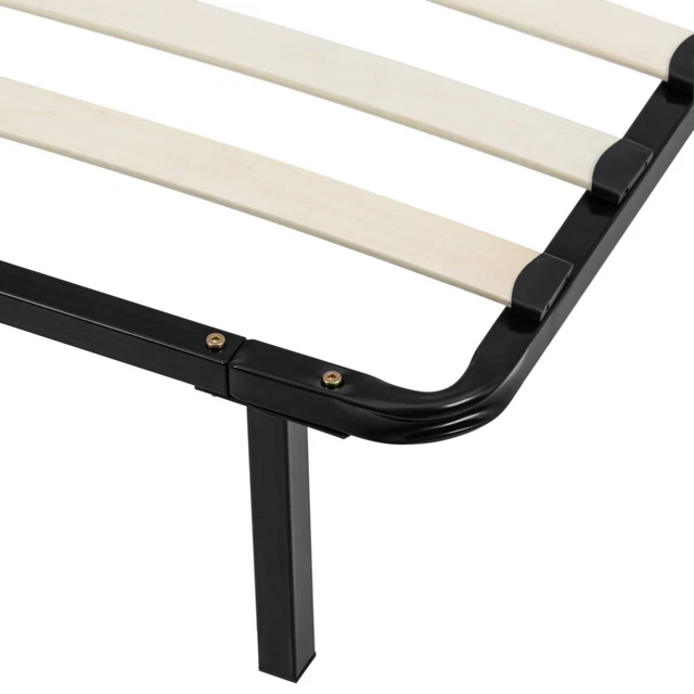 DOUBLE BED FRAME 140 x 200 cm 400 kg steel 9 feet Slatted bed