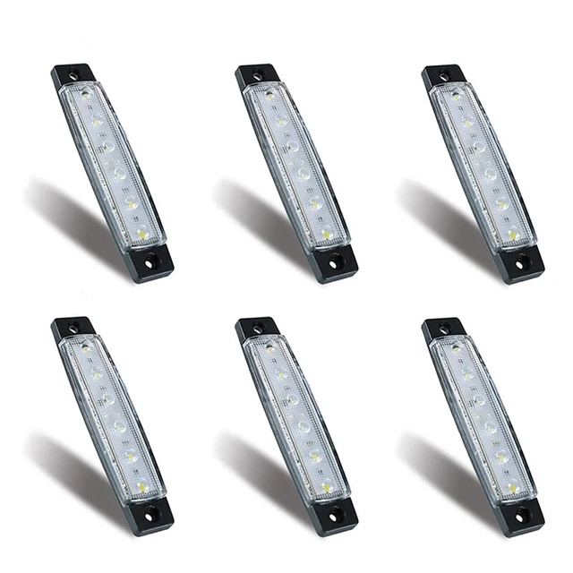 6Pcs LED Marine Boat Lights Marine Courtesy Light Strip Deck Transom Cockpi M5I2