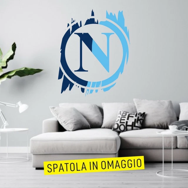 adesivi murali napoli adesivo muro decalcomanie per parete napoli calcio