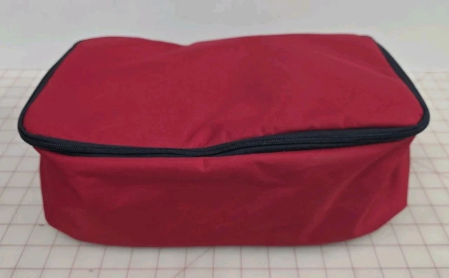 Luggage Cubes Lands End Packing Cubes LANDS' END RED Large Travel Shoe  Packing Cube Bag Storage