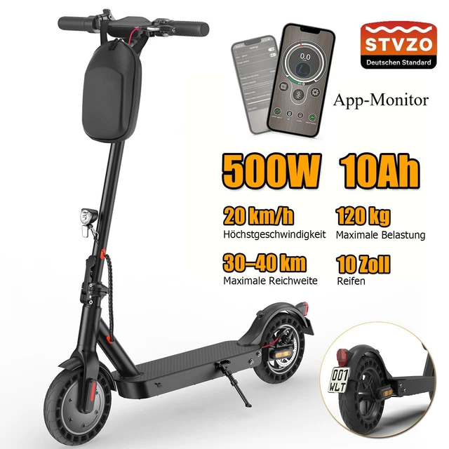 500W 24V DC Electric Motor for E-Scooter, Electric Scooter with Holder, Brush Motor, DC Motor for DIY E-Bike, Go-Kart