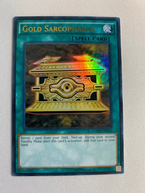Yugioh Gold Sarcophagus YGLD-ENC26 Ultra Rare NM