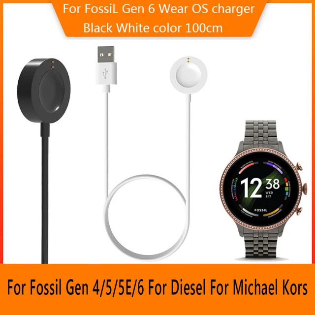 Charger for Fossil Gen 6/Gen 5/Gen 5E/Gen 4 Smartwatch Charging Cable Cord for E