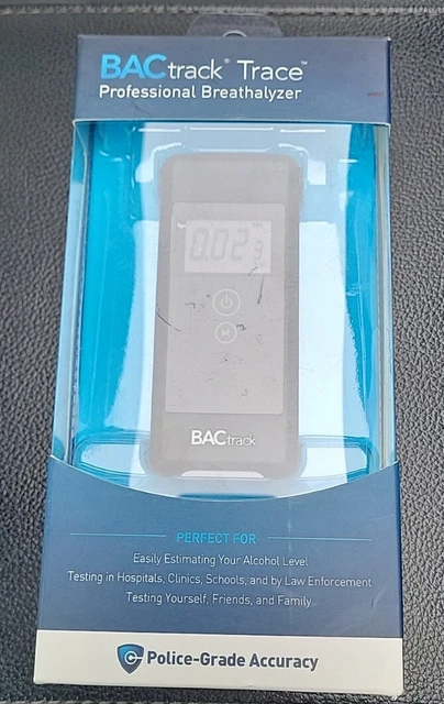 Aliento respirador BACtrack Trace, probador de alcohol de aliento portátil