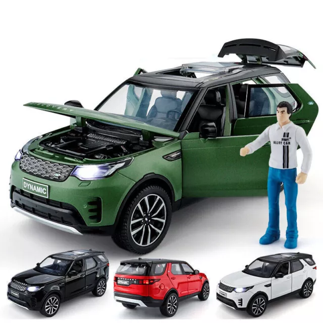 1/24 Land Rover Discovery 5 Diecast Model Car Toy Collectible Sound Light Toy