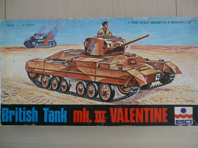 Maquette Montée ESCI Char Sherman M4 A1 - Échelle 1/72 - Parfaite Pour Collectionneurs