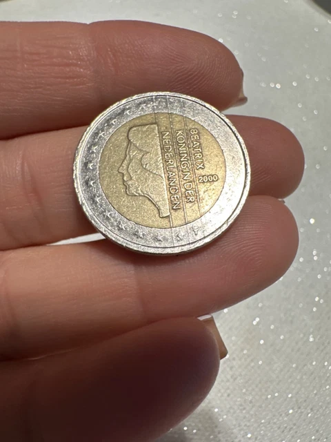 2 Euro " Beatrix Koningin Der Nederlanden" Année 2000
