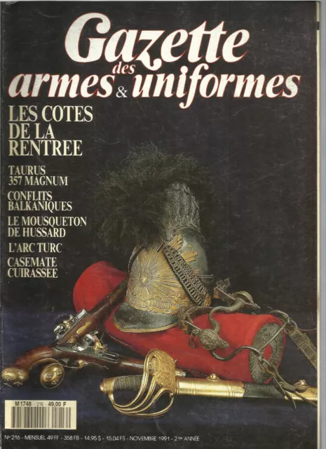 Revue gazette des armes et uniformes N° 216