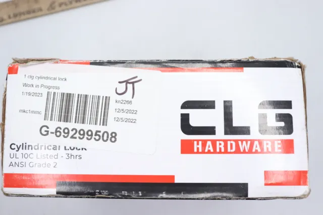 CLG Hardware Commercial Lever Door Lock 26D Satin Chrome CLG-8571