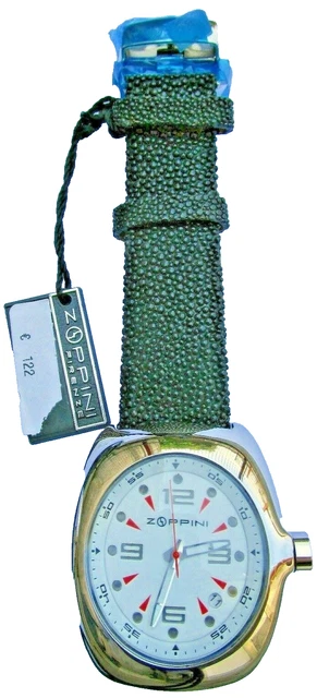 Orologio Elegante Da Polso Per Donna Acciaio Zoppini Cinturino Pelle Chic
