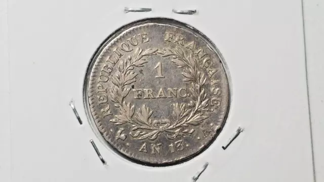 1 Franc AN 13 A .Napoléon Ier