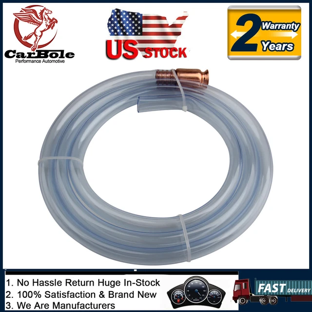 6FT SELF PRIMING Siphon Jiggler Hose Diesel Fuel Heating Oil Gas Boats