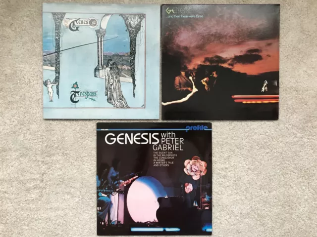 3 LPs GENESIS Trespass ..then there were three..With Peter Gabriel, hier mehr LP