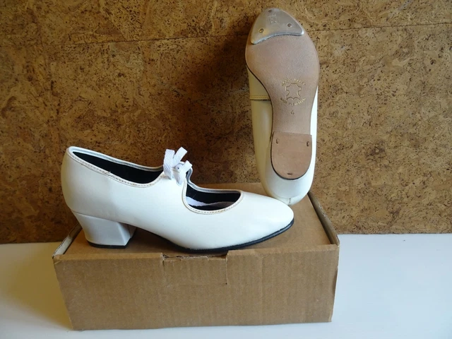Chaussures-Claquettes de danse femme  ROCH VALLEY blanches en 36.5