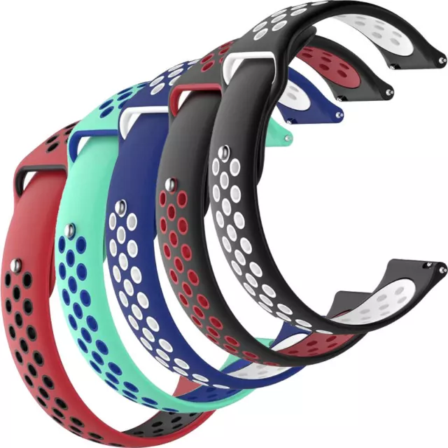 Cinturino 18mm bracciale SPORTIVO silicone forato x Withings Steel HR 36mm FOR9