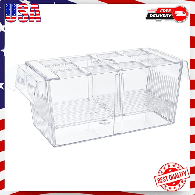 Pawfly Aquarium Fish Breeding Box Acrylic Hatchery Incubator Tank
