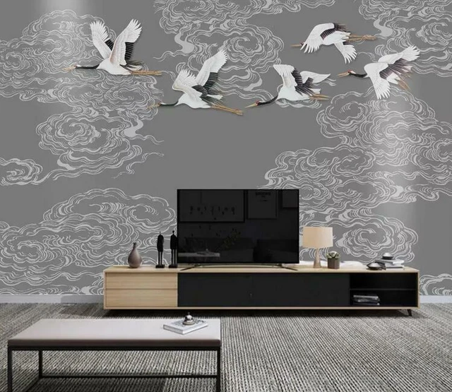 3D BLACK LEAVES O296 Wallpaper Wall Mural Self-adhesive Boris Drasch