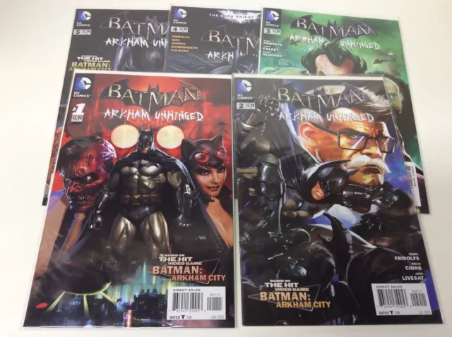 Batman Arkham Unhinged #1-5 (Dc/Arkham City Video Game/0618624) Full Set Of 5