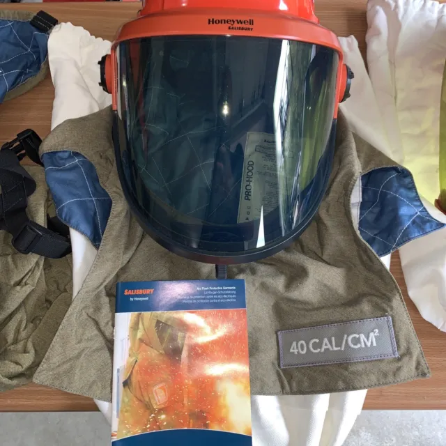 Salisbury Pro-Wear 40 Cal Arc flash -Complete Suit With Hoods