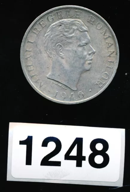 Romania - 1946 Silver - 100,000 Lei Crown - K71 - #1248