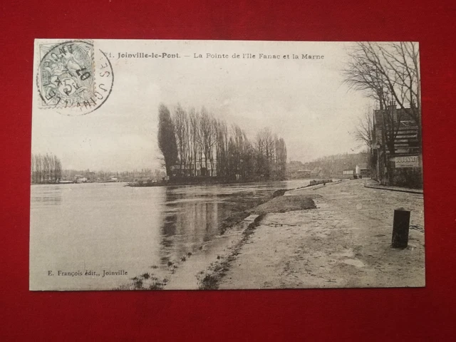 CPA 94 JOINVILLE le PONT - La Pointe de l4ile Fanac et la Marne